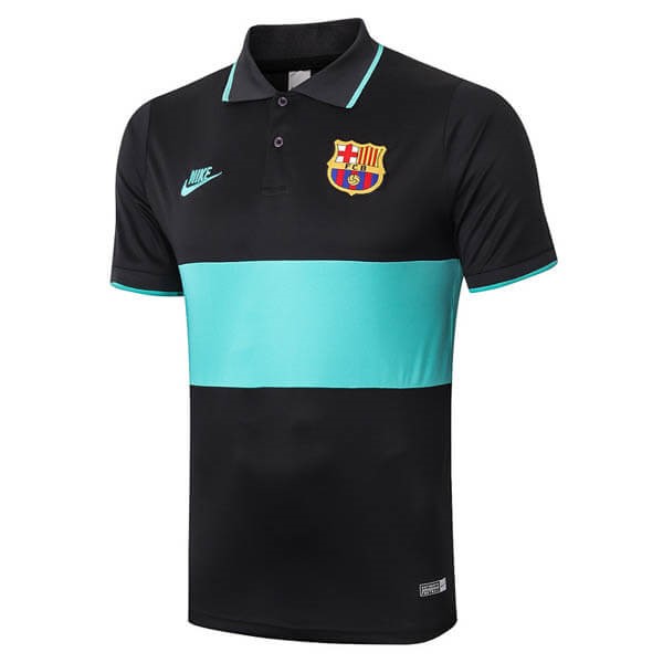 Polo Barcelona 2020-21 Negro Verde